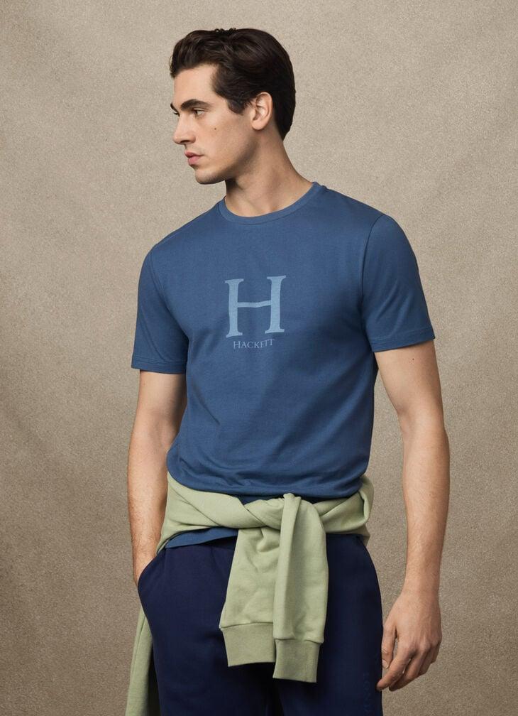 hackett classic fit h graphic t-shirt