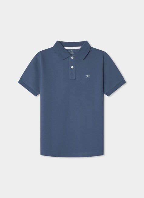 Hackett Classic Fit Long Sleeve Pique Polo