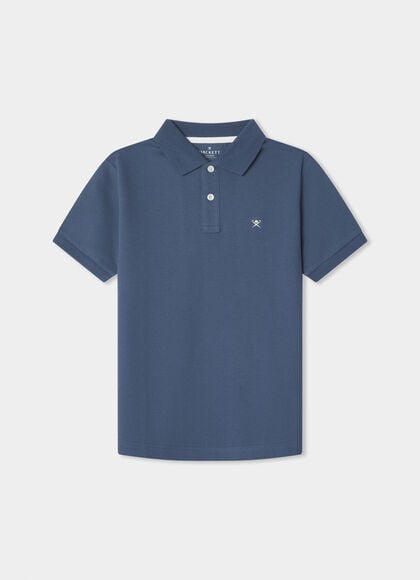 Hackett Classic Fit Long Sleeve Pique Polo