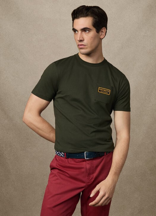Hackett Classic Fit Rally Pocket T-shirt