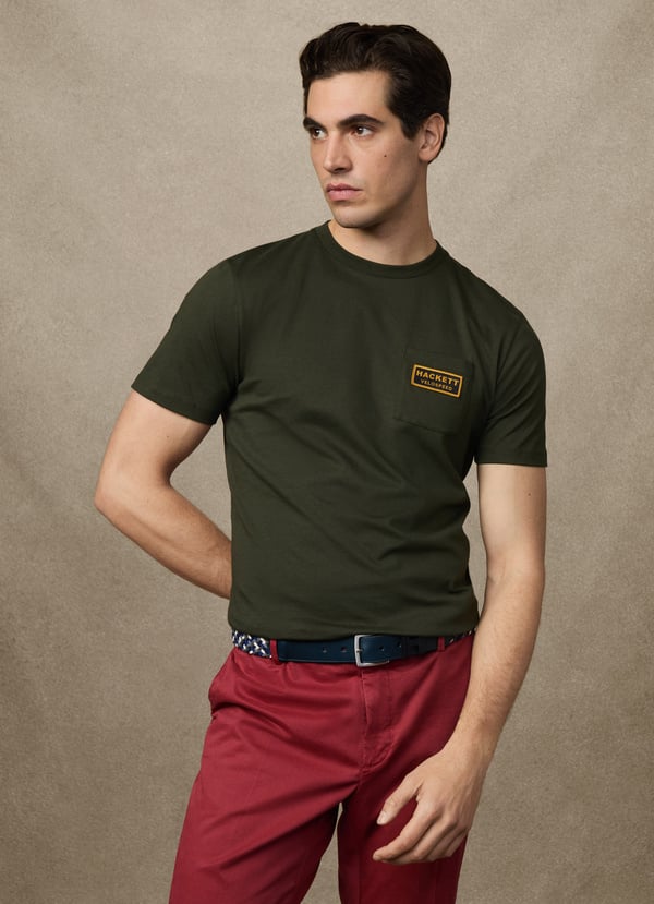 Hackett Classic Fit Rally Pocket T-shirt