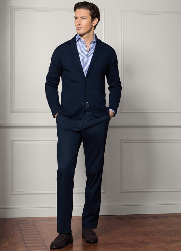 Hackett Classic Fit Sanderson Cotton-silk Chino