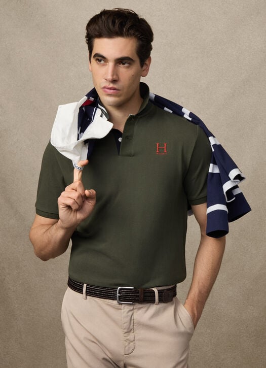 Hackett Classic Fit Short Sleeve Union Jack Polo