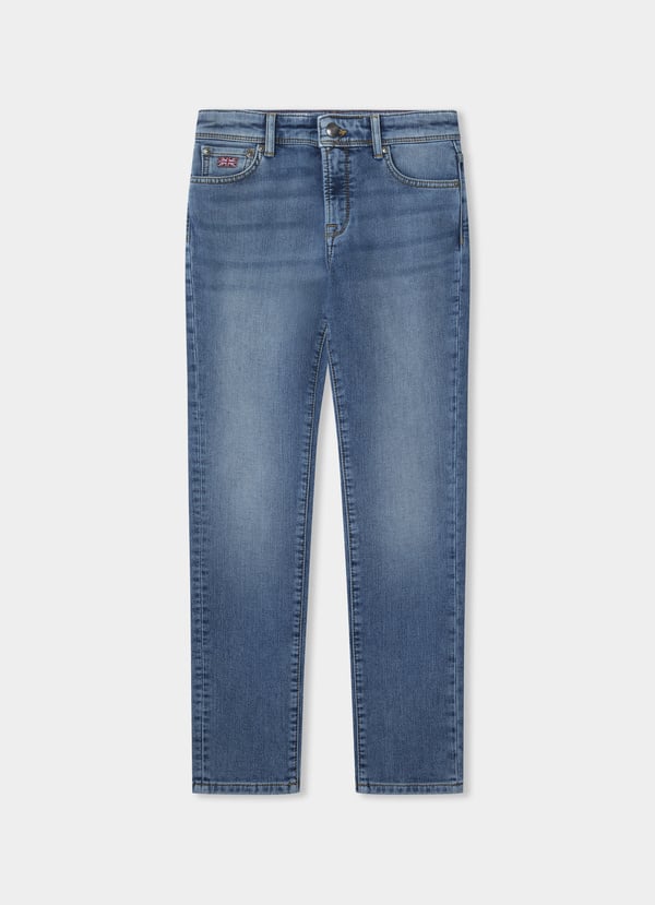 Hackett Classic Fit Vintage Wash Denim