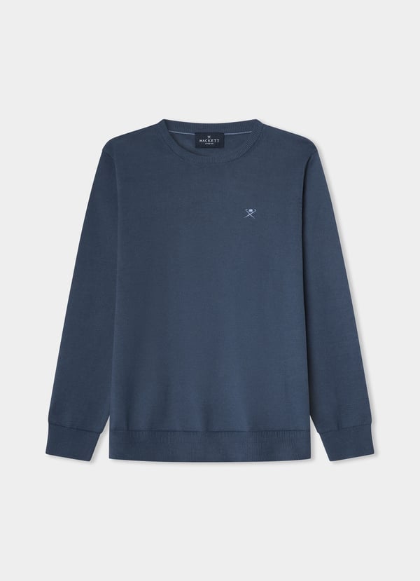 Hackett Cotton Crew-neck Jumper
