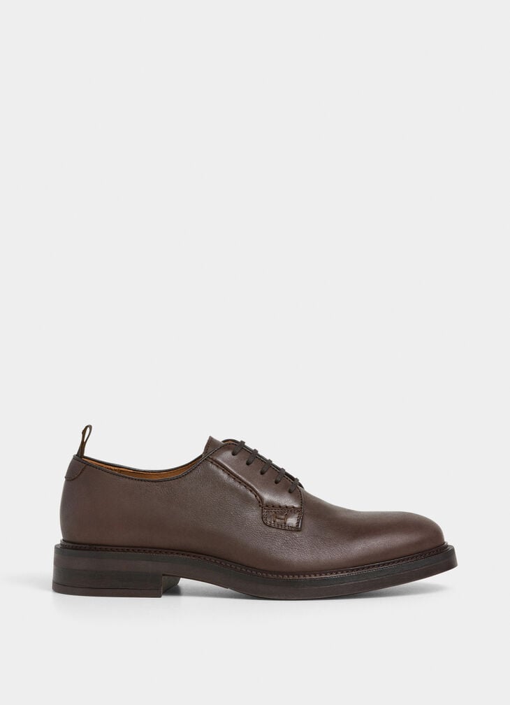 hackett egmont natural leather shoe