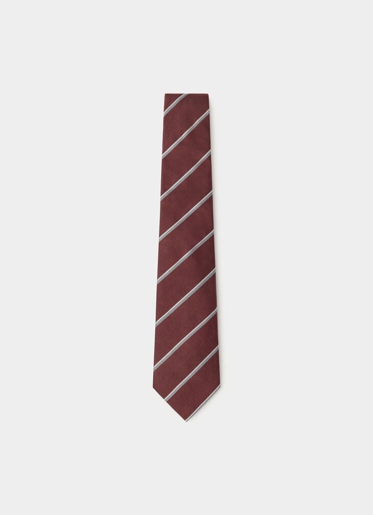 hackett fine stripe silk tie