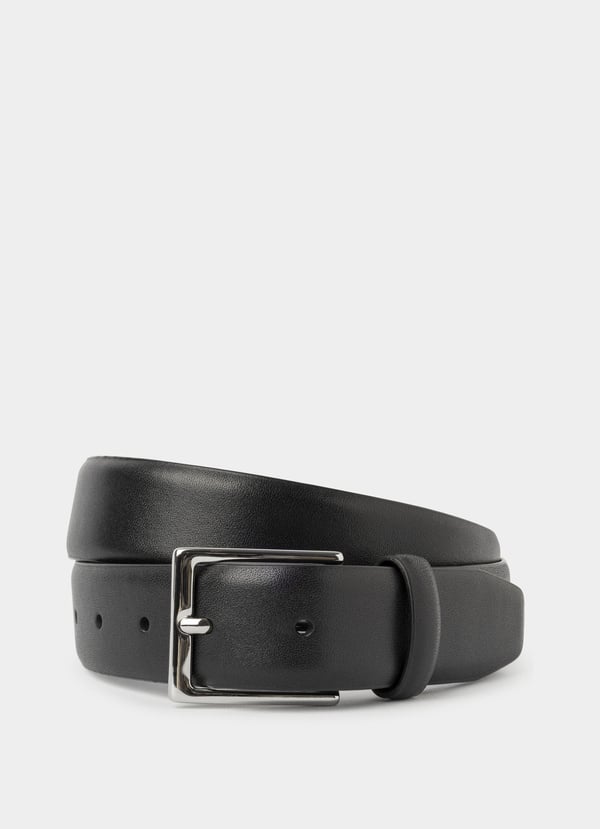 Hackett Formal Cactus Edge Leather Belt