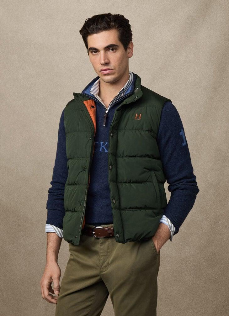 hackett h logo gilet