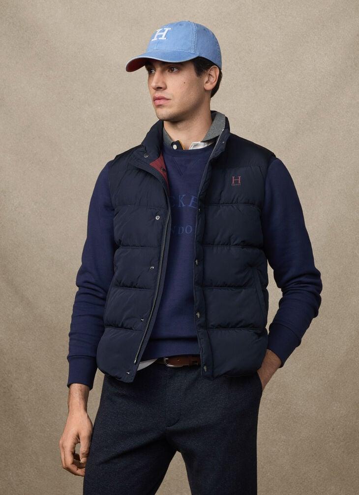 hackett h logo gilet