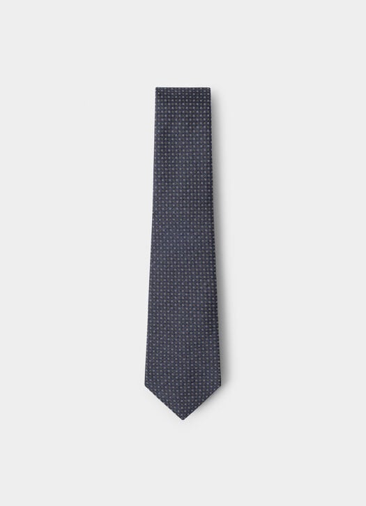 Hackett Micro Fleur De Lis Silk Blend Tie