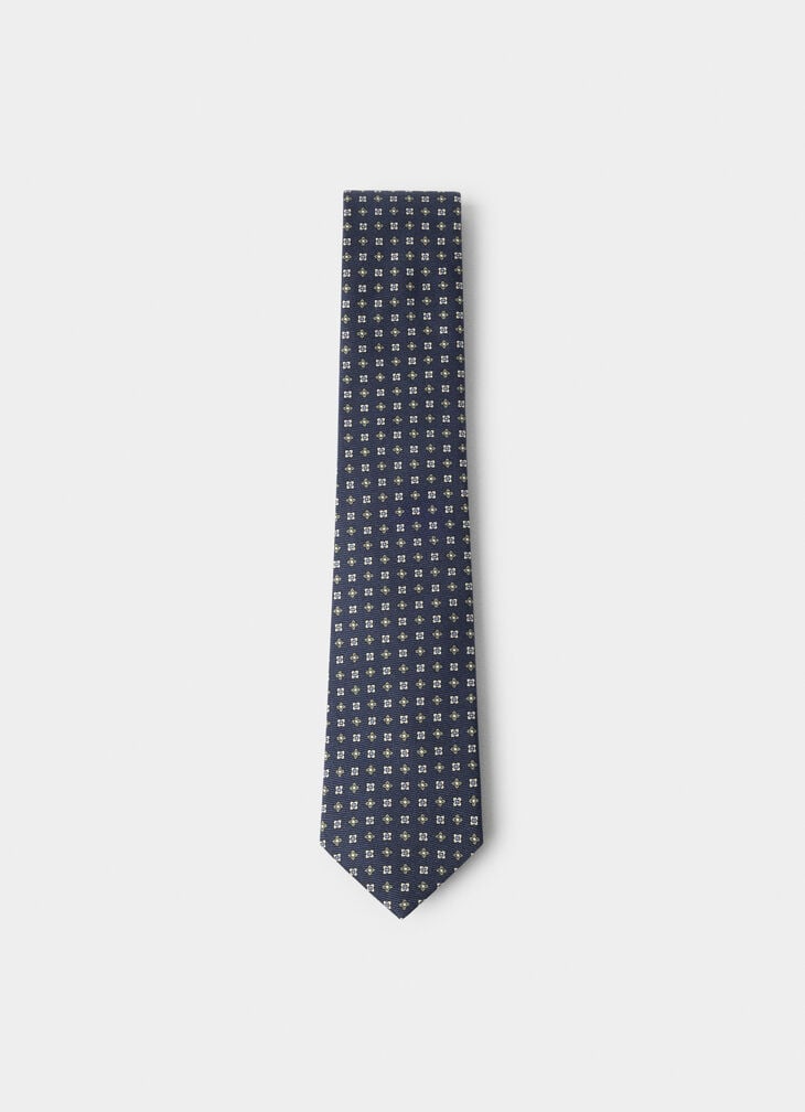 hackett neat twill silk tie