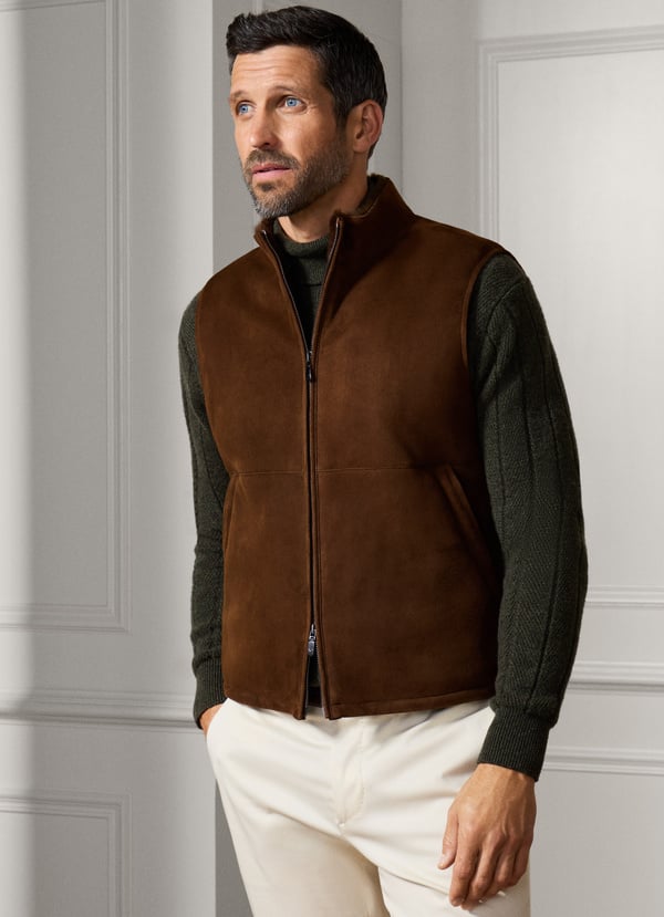 Hackett Shearling Gilet
