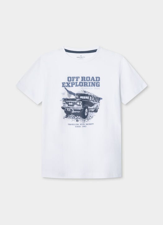 Hackett Slim Fit Adventure Car Graphic T-shirt