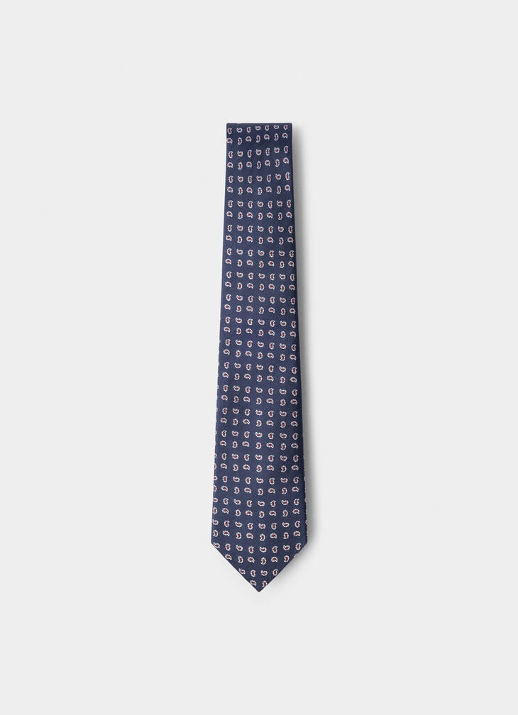 hackett small paisley silk tie