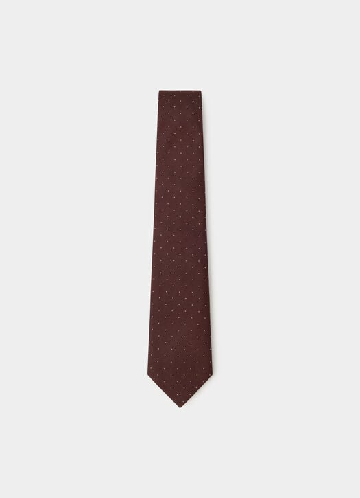 Hackett Small Polka Dot Silk Tie