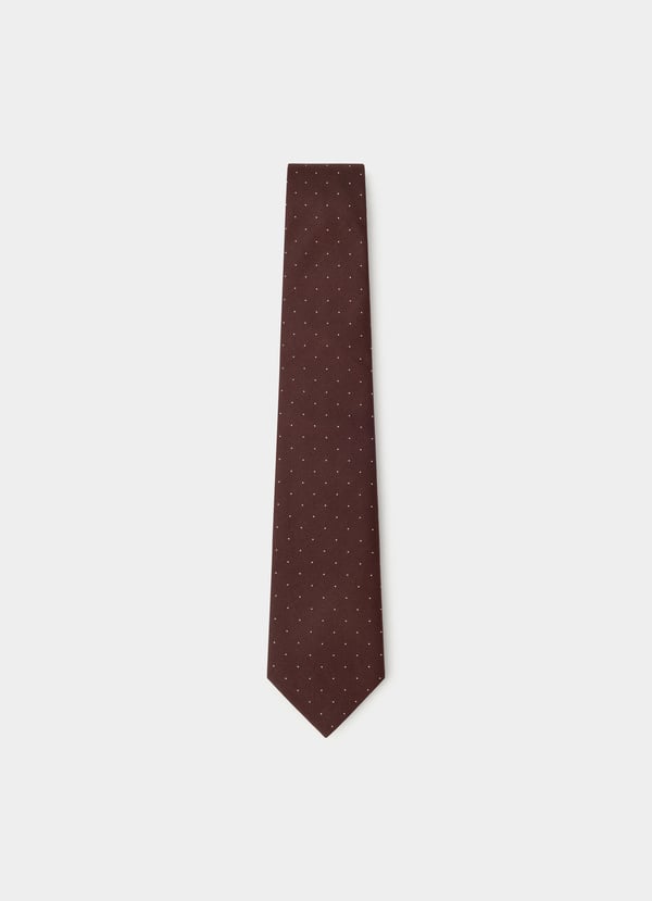 Hackett Small Polka Dot Silk Tie
