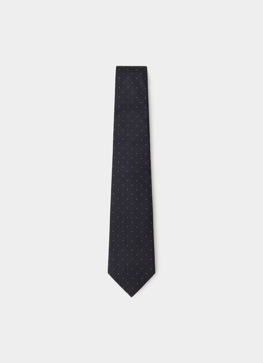 Hackett Small Polka Dot Silk Tie