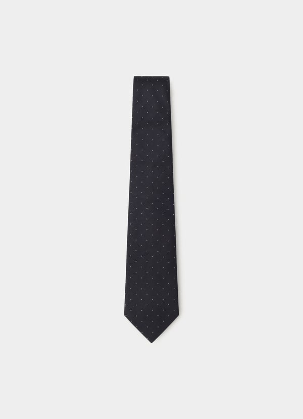 Hackett Small Polka Dot Silk Tie