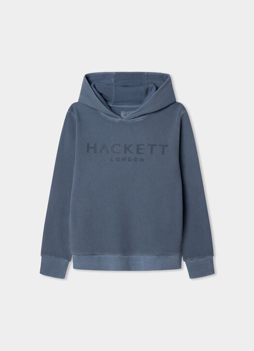 Hackett Waffle Hooded Sweat