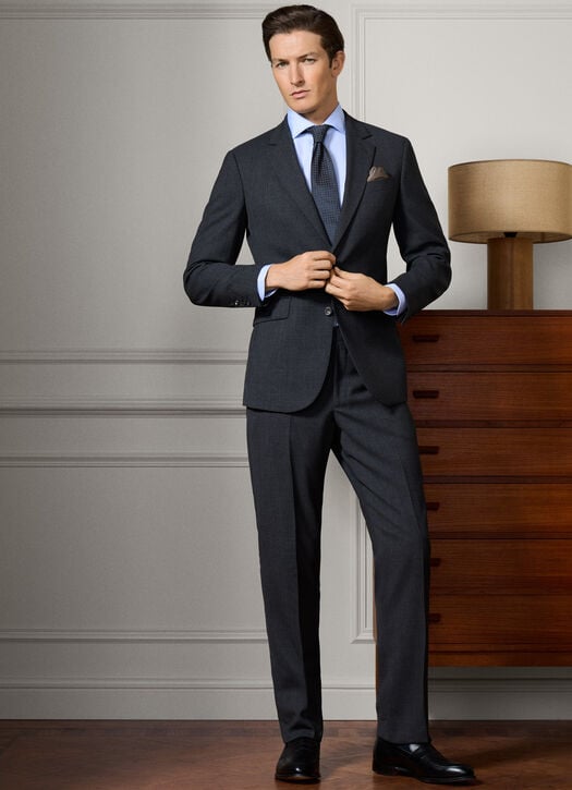 Hackett Wool Hopsack Suit