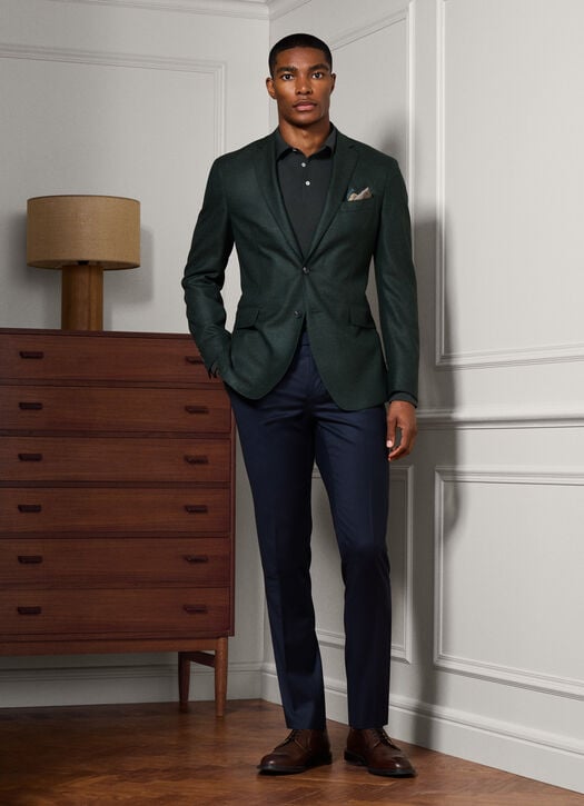 Hackett Slim Fit Kensington Stretch Flannel Trouser