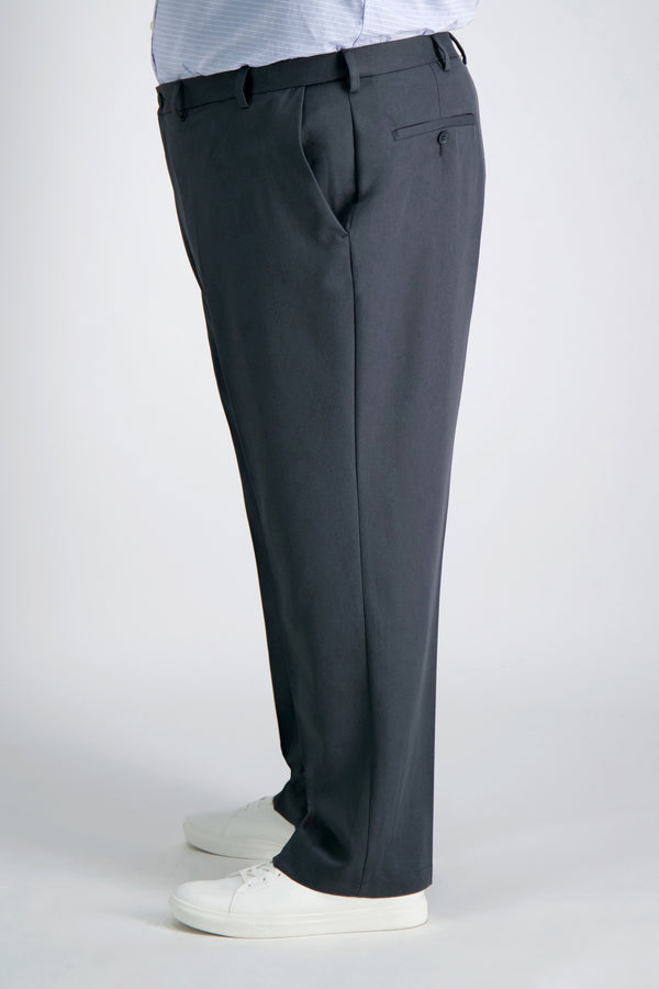Haggar Big & Tall Cool 18® Pro Heather Pantㅤ Charcoal Heather Test