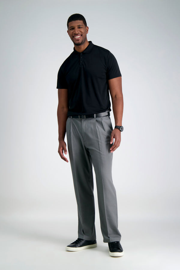 Haggar Big & Tall Cool 18® Pro Heather Pantㅤ Heather Navy