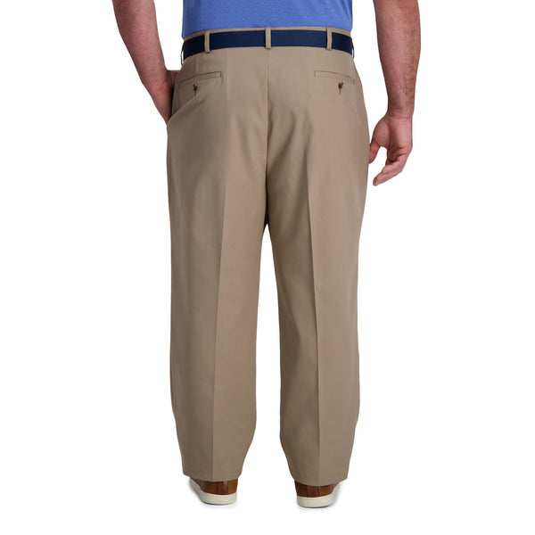 Haggar Big & Tall Cool Right® Performance Flex Pant Khaki