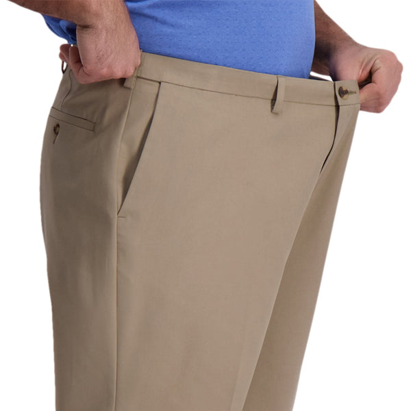 Haggar Big & Tall Cool Right® Performance Flex Pant Khaki