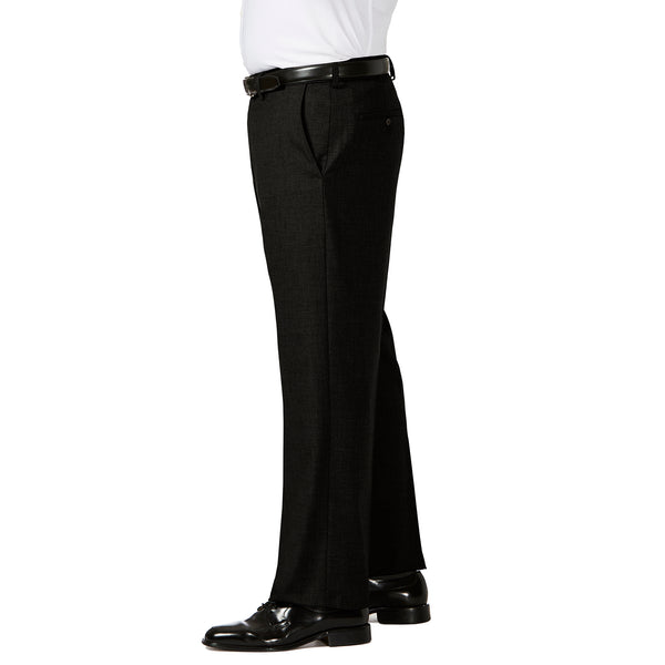 Haggar Big & Tall J.M. Haggar Dress Pant - Sharkskin Med Grey