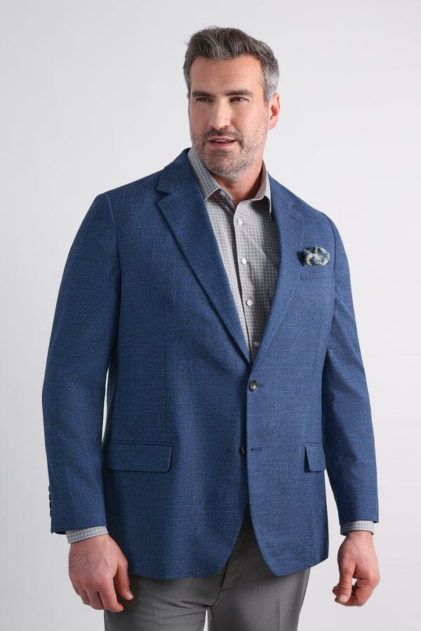 haggar Big & Tall J.M. Haggar Mélange Weave Sport Coat Chambray