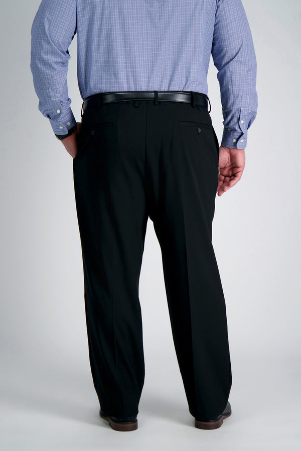 Haggar Big & Tall J.M. Haggar Premium Stretch Suit Pant - Flat Frontㅤ Dark Navy