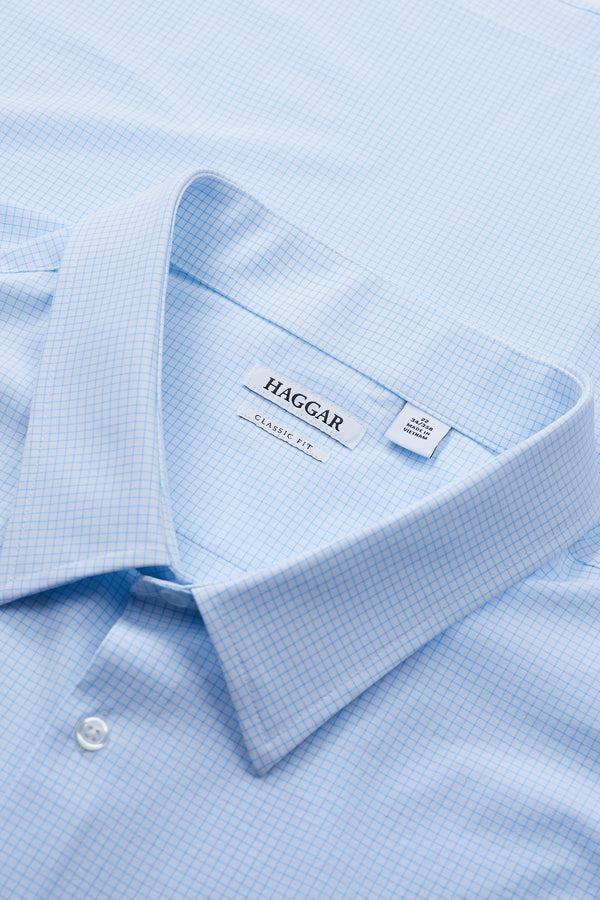 Haggar Big Smart Wash™ Dress Shirt - Sky Sky