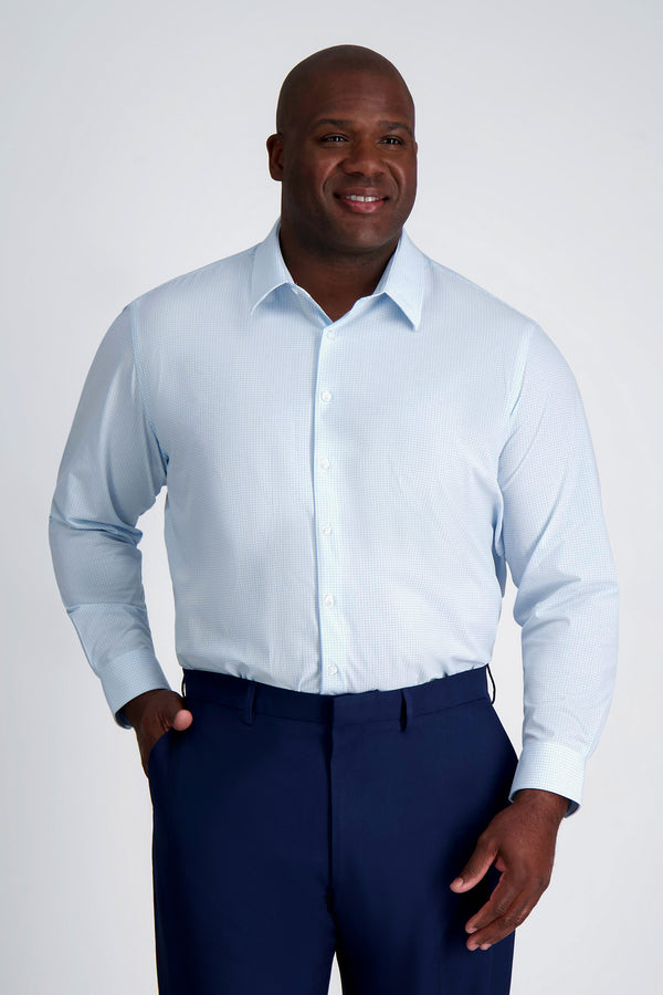haggar Big Smart Wash™ Dress Shirt - Sky Sky