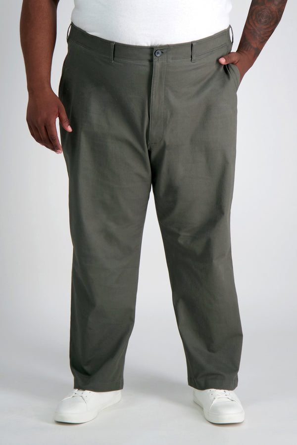 Haggar Big & Tall Coastal Comfort Chinoㅤ Khaki
