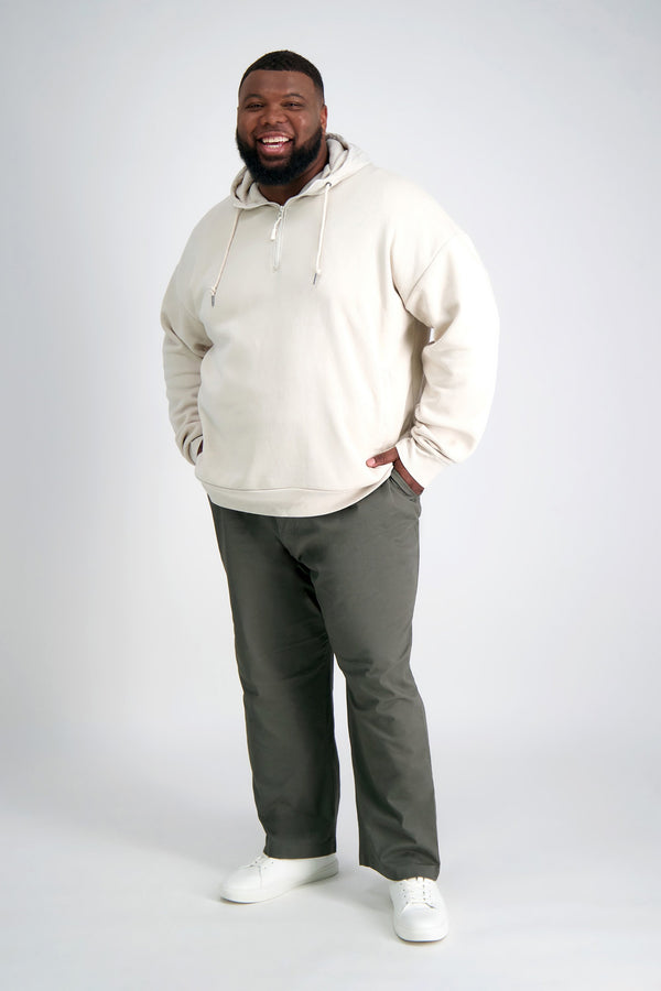 haggar Big & Tall Coastal Comfort Chinoㅤ Khaki