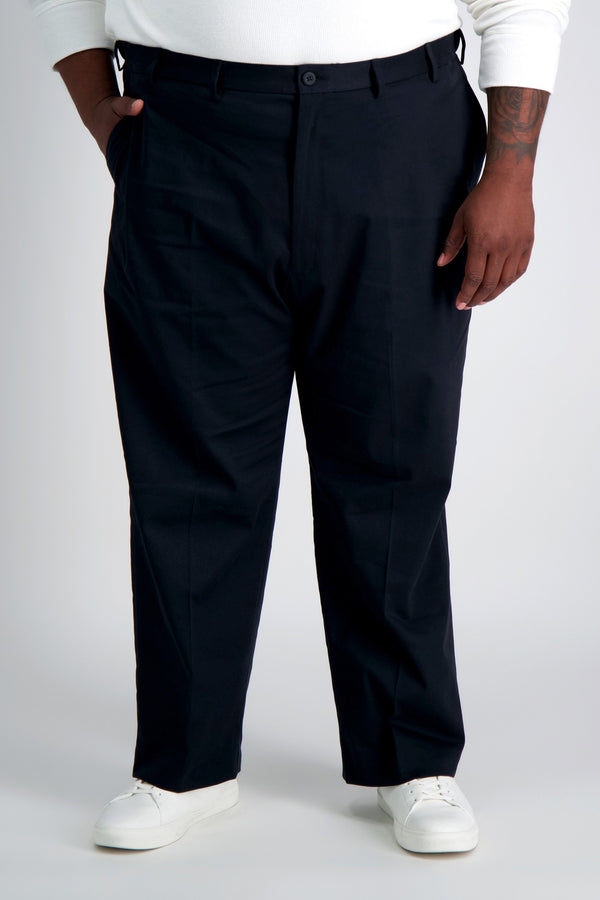 Haggar Big & Tall Iron Free Premium Khaki Dark Navy