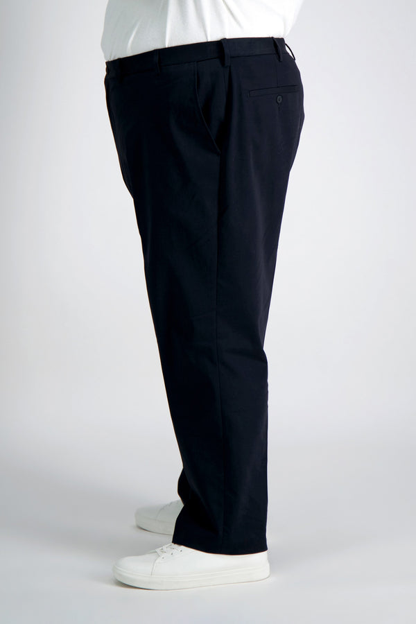 Haggar Big & Tall Iron Free Premium Khaki Dark Navy