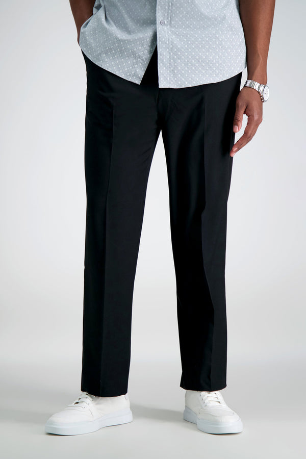 Haggar Big & Tall Premium Comfort Dress Pant Black
