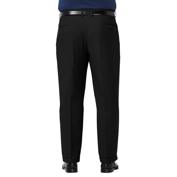 Haggar Big & Tall Premium Comfort Dress Pant Khaki