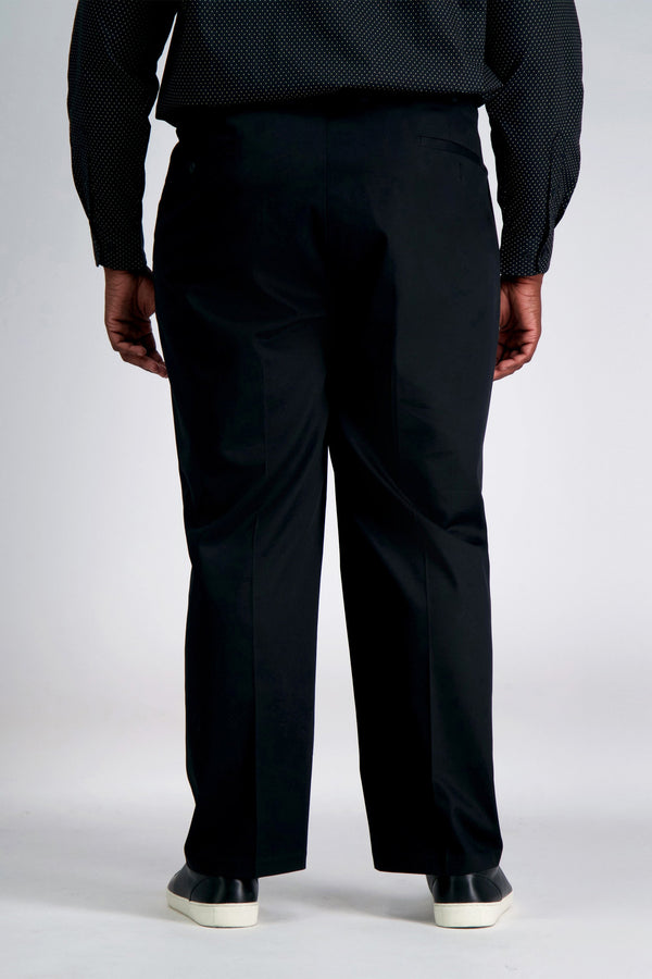 Haggar Big & Tall Premium No Iron Khaki Black