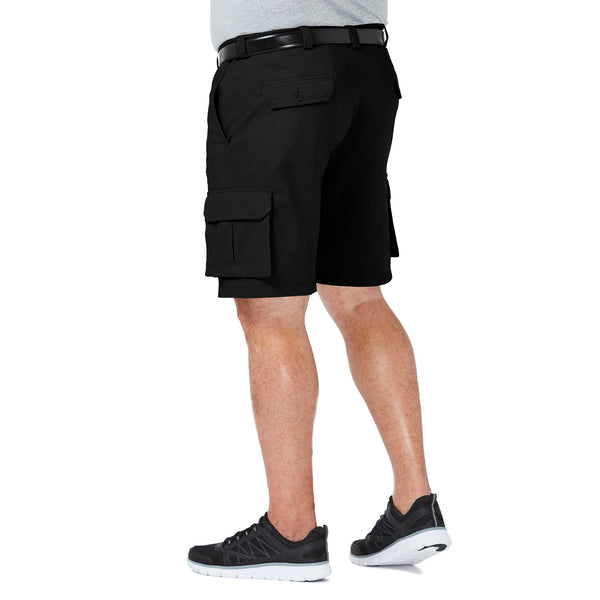 Haggar Big & Tall Stretch Cargo Shortㅤ Graphite