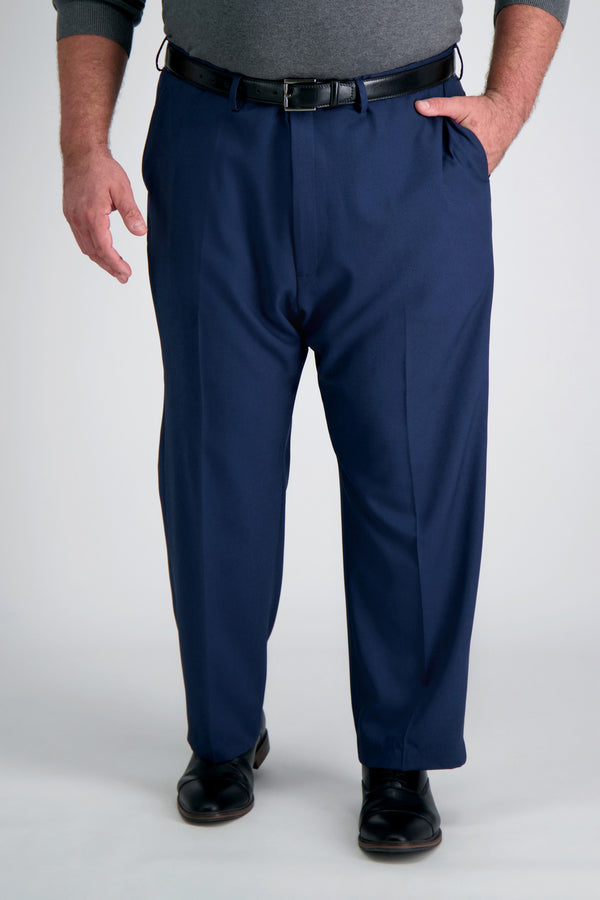 haggar Big & Tall Travel Performance Suit Pantㅤ Blue