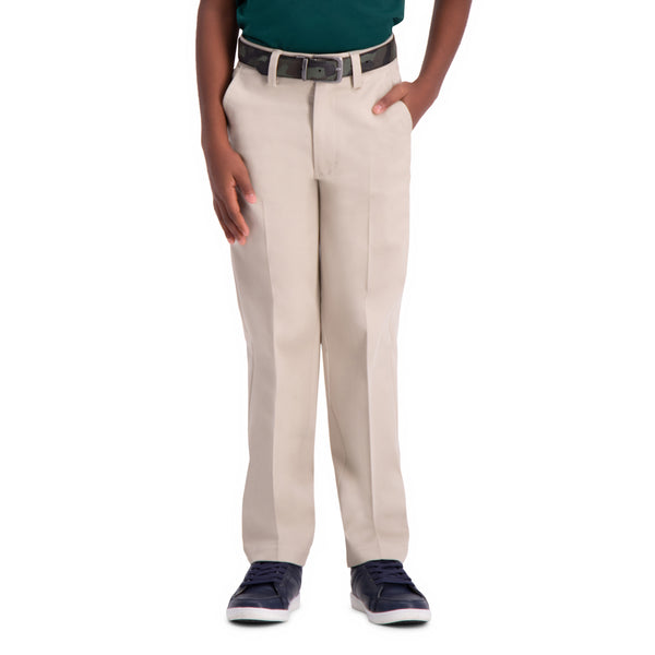 Haggar Boys Premium No Iron Khaki (8-20) Dark Navy