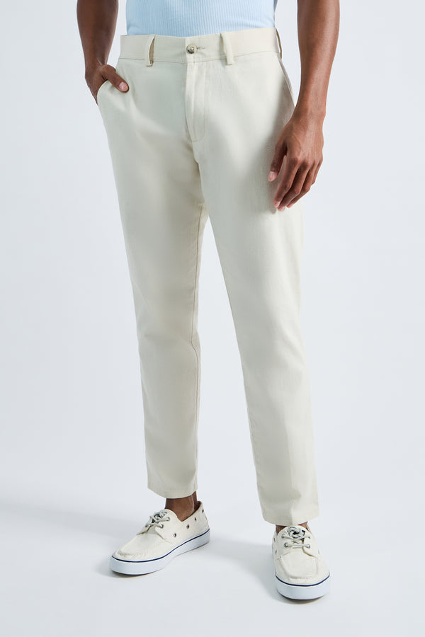 Haggar Comfort Luxe Pant Oatmeal