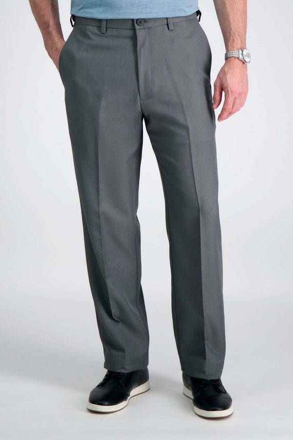 Haggar Cool 18® Heather Solid Pant Graphite