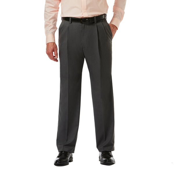 haggar Cool 18® Pro Heather Pantㅤ Charcoal Heather