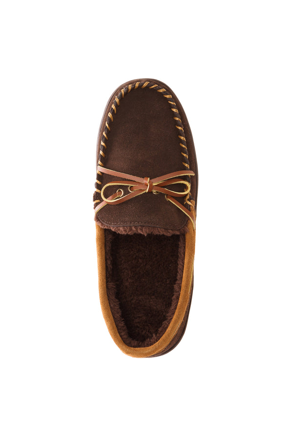 Haggar Genuine Suede Moccasin Khaki
