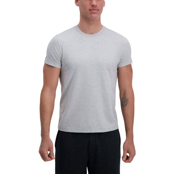 Haggar Heavyweight Short Sleeve Crewneck Tee White